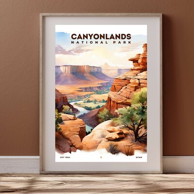 Canyonlands National Park Poster, Travel Art, Office Poster, Home Decor | S8 - image4